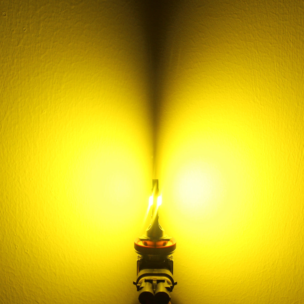 SEALIGHT 9006 LED Fog Light Bulbs, 3000K Yellow 4000 Lumens 11W High  Power,9006 HB4 LED Fog Light DR